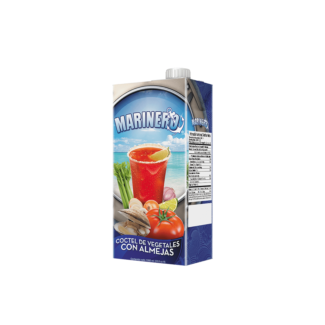 Cocktail Marinero Vegetales con Almejas Picante